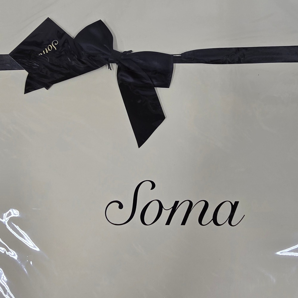 Gift Kit Cream Black Satin Ribbon Tissue Paper Note Card - Picture 3 of 8